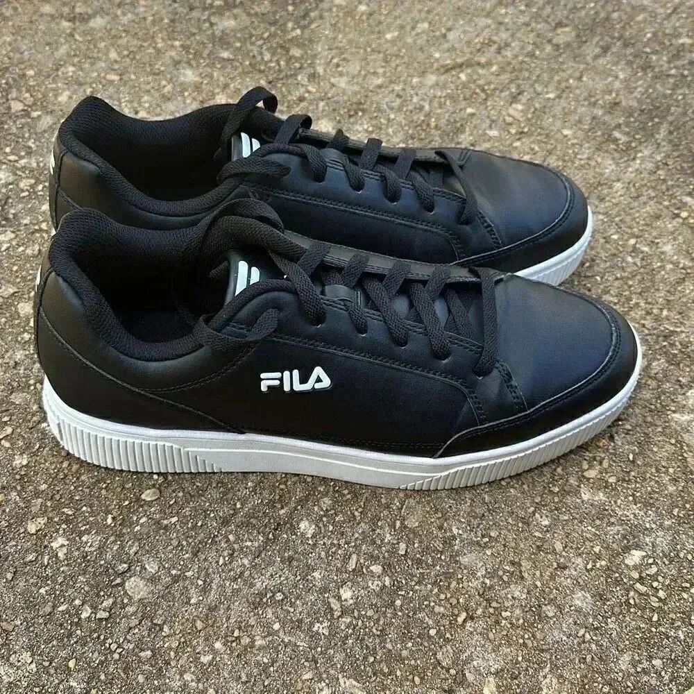 Fila Unlock Court Black Synthetic Lifestyle Sneakers Shoes Men’s Size 11